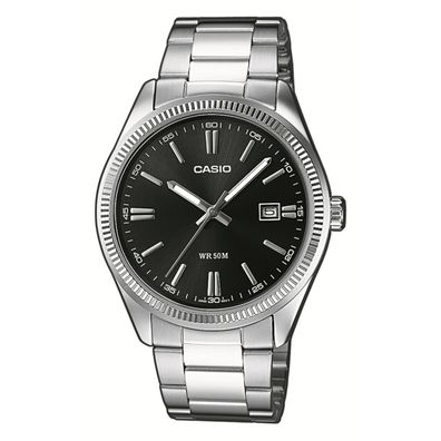 Casio Herrenuhr MTP-1302PD-1A1VEF Quarz, Schwarz