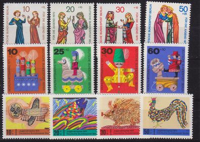 Germany BERLIN [Lot] 003 ( * */mnh ) Wohlfahrt, gut, Sätze