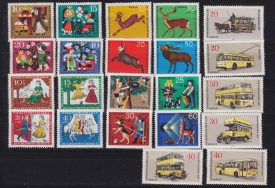 Germany BERLIN [Lot] 004 ( * */mnh ) Wohlfahrt, gut, Sätze
