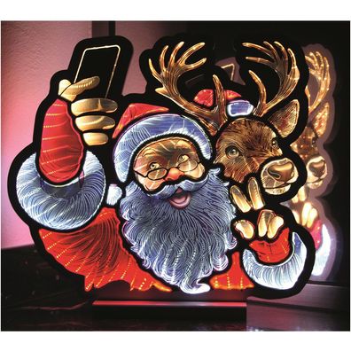 36659 Day&Night Infinity Selfi-Santa 366 LED 6/18h Timer 3m Zuleitung innen