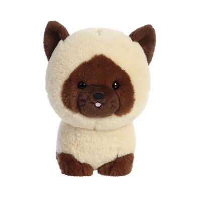 Aurora Teddy Pets Siamese Cat 7In/18cm