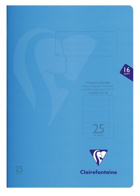 Clairefontaine S'coolbook A4 Lin. 25 blau 16BL