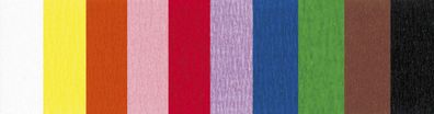 Clairefontaine Kreppp 10 Pkg feuerf 200x50 sort