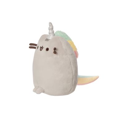 Aurora World, 61515, Pusheenicorn sitzend klein, co-Friendly Plüschtier, Grau
