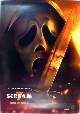 Scream 7 - Original Kinoplakat A0 - Teasermotiv - Neve Campbell - Filmposter