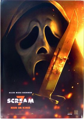 Scream 7 - Original Kinoplakat A1 - Teasermotiv - Neve Campbell - Filmposter