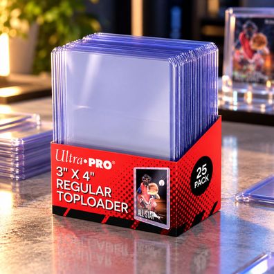 Ultra Pro Toploader Karten-Hülle Hüllen Pokemon Magic YuGiOh 25 x Stück TCG NEU