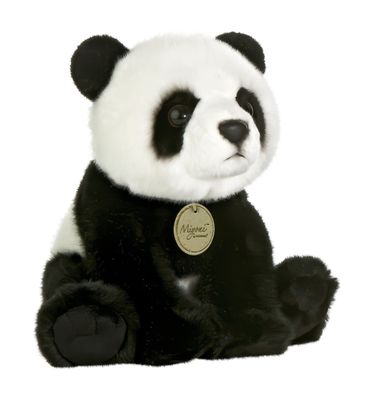 Aurora, 10849, MiYoni Panda, 26cm, Plüschtier, schwarz/weiß