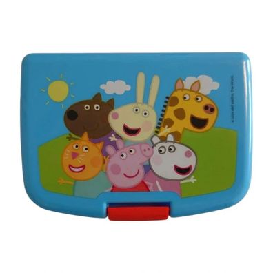 Peppa Pig Brotdose Lunchbox Kinder Kunststoff BPA-frei Neu OVP Stor
