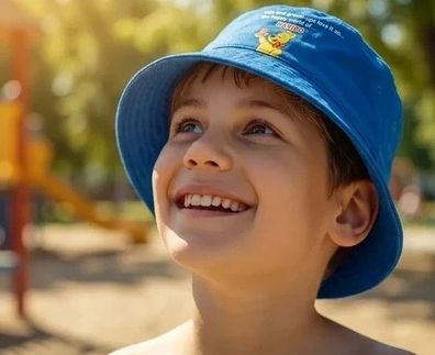 Haribo Kinder Fischerhut Bucket Hat Gr. 54 Baumwolle Neu mit Etikett