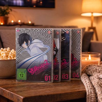 Devil Survivor 2 The Animation Vol 1-4 Komplettserie Anime DVD Set Neu FSK 12