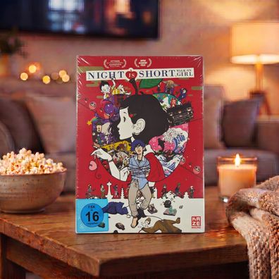 Night Is Short Walk On Girl DVD Anime Masaaki Yuasa Kazé Digipak Booklet Neu OVP