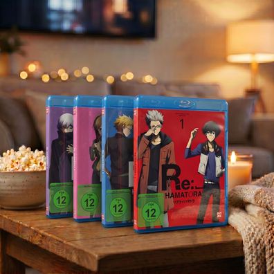 Re: amatora Staffel 2 Vol. 1-4 Blu-ray Komplettset Anime Kaze 12 Episoden DE/JA
