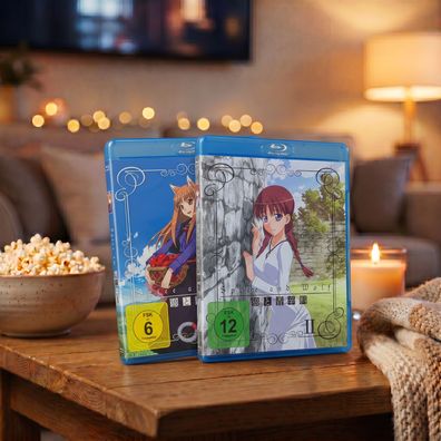 Spice and Wolf Staffel 1 Vol. 1 + 2 Blu-ray Set Anime Nipponart Deutsch Neu OVP