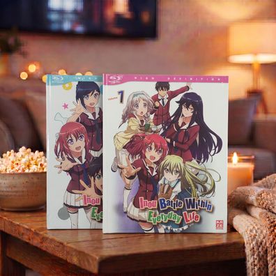 Inou Battle Within Everyday Life Vol. 1 + 2 Blu-ray Neu Anime Serie Deutsch FSK 12