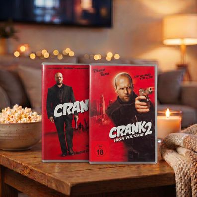 DVD Crank + Crank 2 High Voltage Jason Statham FSK 18