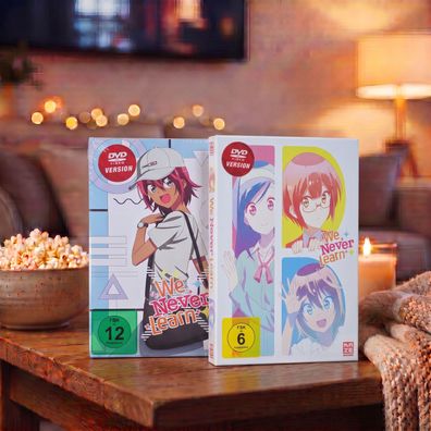 We Never Learn Staffel 1 Vol. 1 + 2 DVD Bundle Episoden 1-9 Sammelschuber Neu