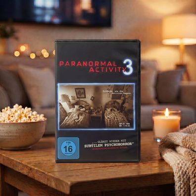 Paranormal Activity 3 DVD Kinofassung Found Footage Horror Paramount FSK 16