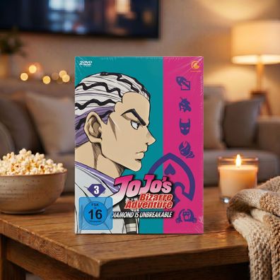 JoJo's Bizarre Adventure Diamond Is Unbreakable Vol. 3 DVD Anime 2 Discs deutsch