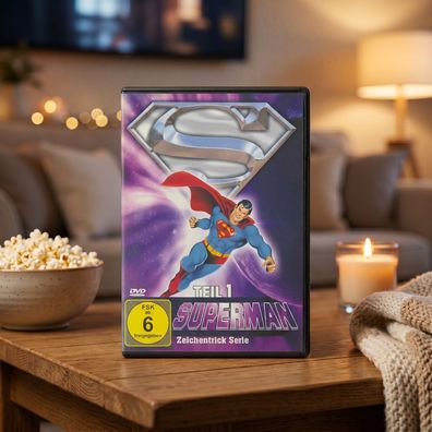 Superman Zeichentrick DVD Teil 1 Fleischer Cartoons Klassiker 1940er Kult Neu