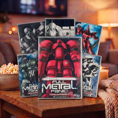 Full Metal Panic Mission 01-07 komplett 7 DVDs 24 Folgen Anime ADV Films Set