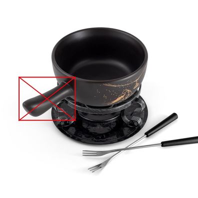 Swissmar GruyÜre Fondue-Set 9-teilig Keramik 2,65L fér 4 Personen Defekt