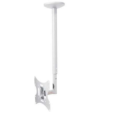MyWall HL4-2W Deckenhalter für LCD TV Weiß höhenverstellbar