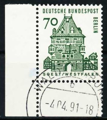 BERLIN DS D-BAUW. 1 Nr 248 gestempelt ECKE-ULI X5EBA82