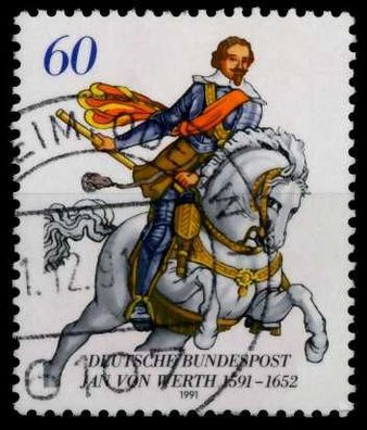 BRD 1991 Nr 1504 zentrisch gestempelt X84DDFE