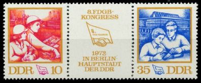 DDR Zusammendruck Nr WZd266 postfrisch 3ER STR S0484D2