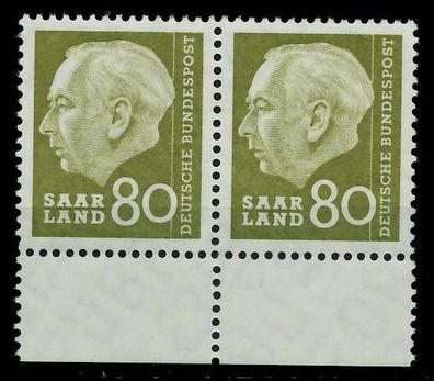 SAAR OPD 1957 Nr 396 postfrisch WAAGR PAAR URA X799AAE