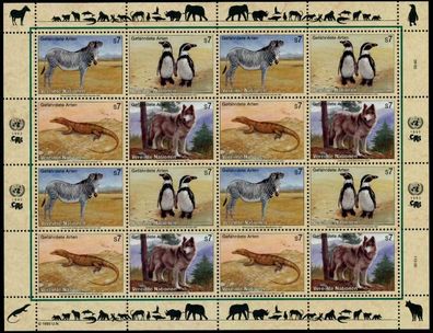 UNO WIEN Nr 143-146 postfrisch Kleinbg S013D9A
