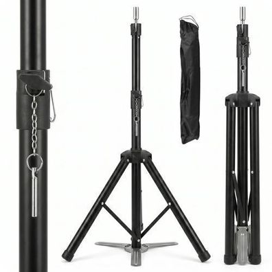 Stativ Ständer für Frisierkopf und Übungskopf, höhenverstellbar bis 120 cm