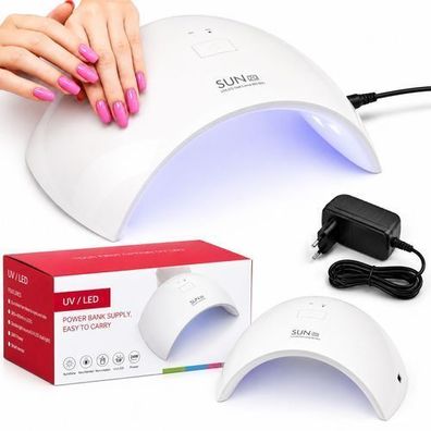 LED UV Lampe 24W für UV-Gele und Hybridlacke, USB-betrieben