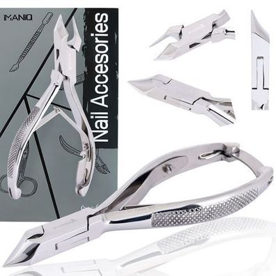 Hautzange Nagelknipser Schere Kosmetik Maniküre Studio SPA silber