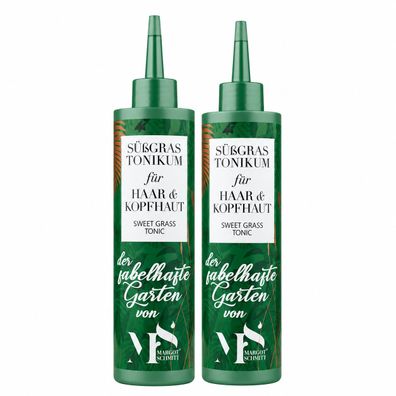 Margot Schmitt Der fabelhafte Garten Süßgras Tonikum Haar und Kopfhaut 2x250ml