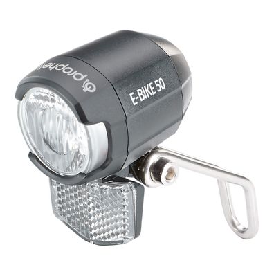 Prophete E-Bike Scheinwerfer 50 Lux LED 6-48V Light-On Fahrradlampe Licht