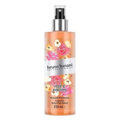 Bruno Banani Sweet Fantasy Body & Hair Mist Rose & Popcorn 250 ml