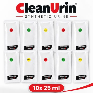 10x 25 ml original CleanU Clean Urin künstlicher synthetischer fake Urin * Bestpreis