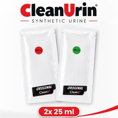 2x 25 ml original CleanU Clean Urin künstlicher synthetischer fake Urin * Bestpreis *