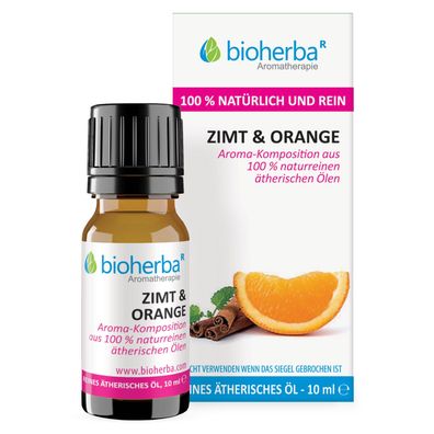 Bioherba Zimt & Orange Ätherisches Öl - 100 % naturrein