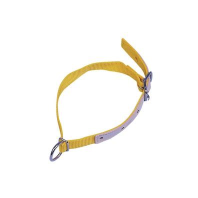 Halsriemen in gelb 60 cm für Schafe Ziegen Nylon Schafzucht Halsband