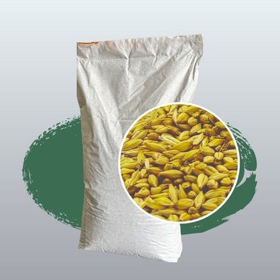 Gerste 25kg Futtergerste gereinigt, Futter für Hühner, Tauben & Kleintiere