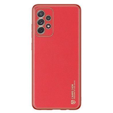 Dux Ducis Yolo Elegante Kunstleder Tasche für Samsung Galaxy A72 4G in Rot