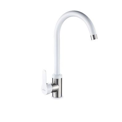 Küchenarmatur Wasserhahn IRON Küchenmischer für Küche in Weiß