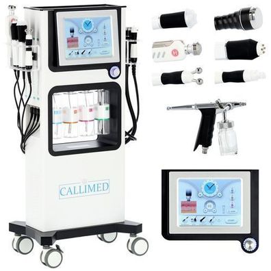 Hydradermabrasion 7in1 Gerät mit Hydrogen, O2, RF & CO2 Hautreinigung