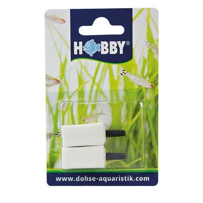 HOBBY Ausströmer 30 x 15 x 15 mm – 2 Stück für Aquarium Belüftung