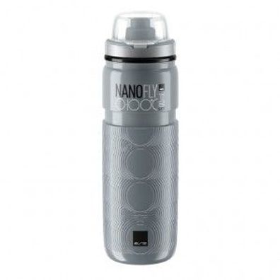 ELITE Trinkflasche "Nano Fly" SB-verpackt Die lei grau