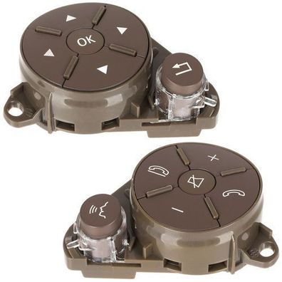 Mercedes GLK X204 08-15 Lenkradschalter hellbraun links+rechts Set