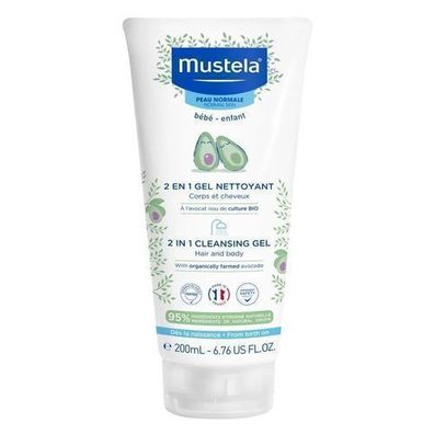 Mustela 2-in-1 Reinigungs-Gel für Kinder, 200 ml